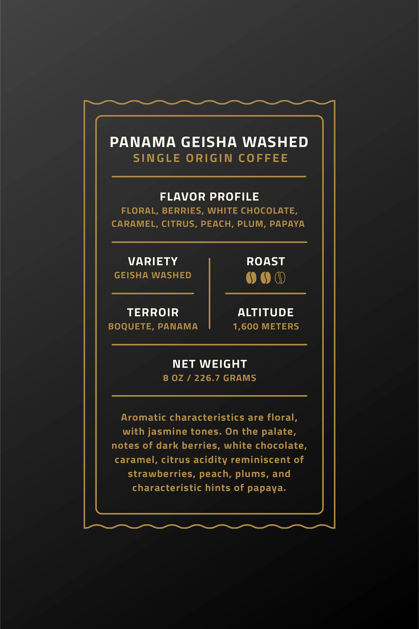 GEISHA WASHED